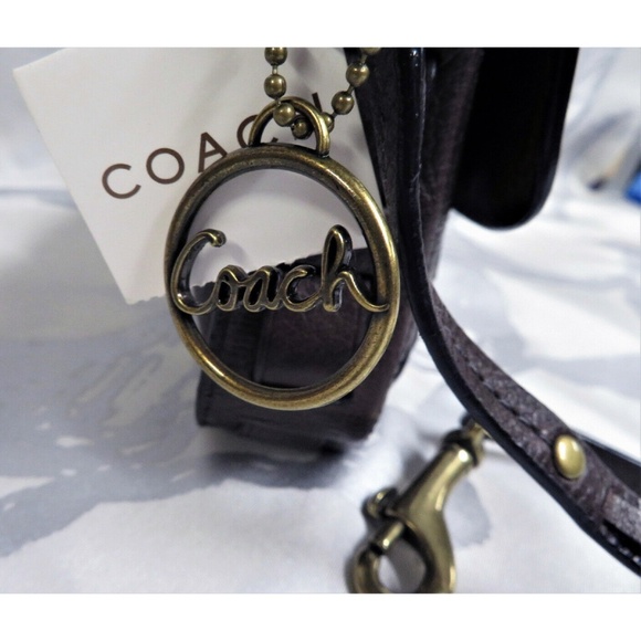 ❤️NEW COACH LEGACY THOMPSON BROWN LEATHER LARGE WRISTLET BAG 65TH ANNIVERSARY❤️ - Picture 7 of 10